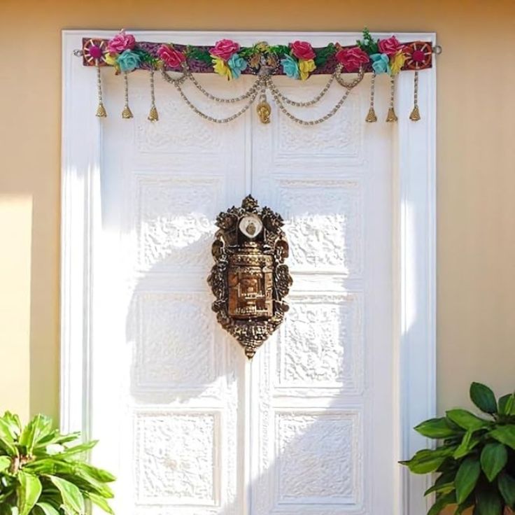 Door Decoration Hanging Toran Marigold Badhanwar for All Festival and Religious Celerabration (MultiColour 6)